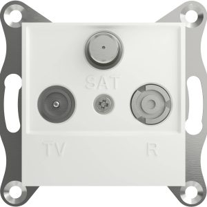 Schneider Electric EPH3570121D Televisie, radio, satelliet Asfora Wit (RAL 9003) 1 stuk(s) Schneider Electric EPH3570121D Televisie, radio, satelliet Asfora Wit (RAL 9003) 1 stuk(s)