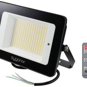 Sygonix SY-5995282 LED-buitenschijnwerper met bewegingsmelder Energielabel: C (A – G) 50 W Lichtkleur (naam): Neutraalwi