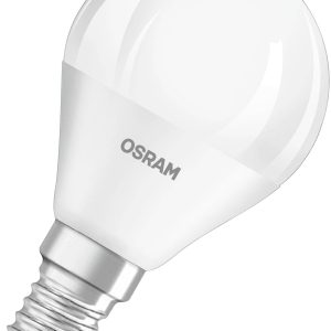 OSRAM HOMELIGHTING 4058075832107 LED-lamp Energielabel F (A – G) E14 Kogel 4.9 W = 40 W Neutraalwit (Ø x l) 45 mm x 79 m