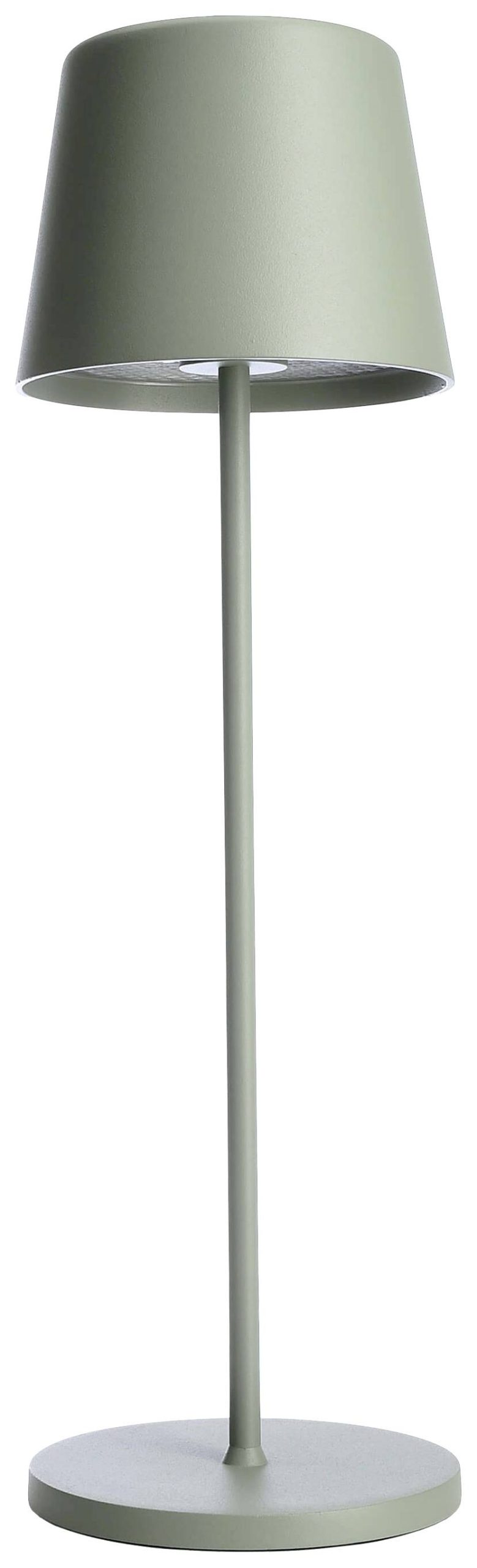 Deko Light Canis 346045 Tafellamp met accu LED 3.5 W Groen-grijs