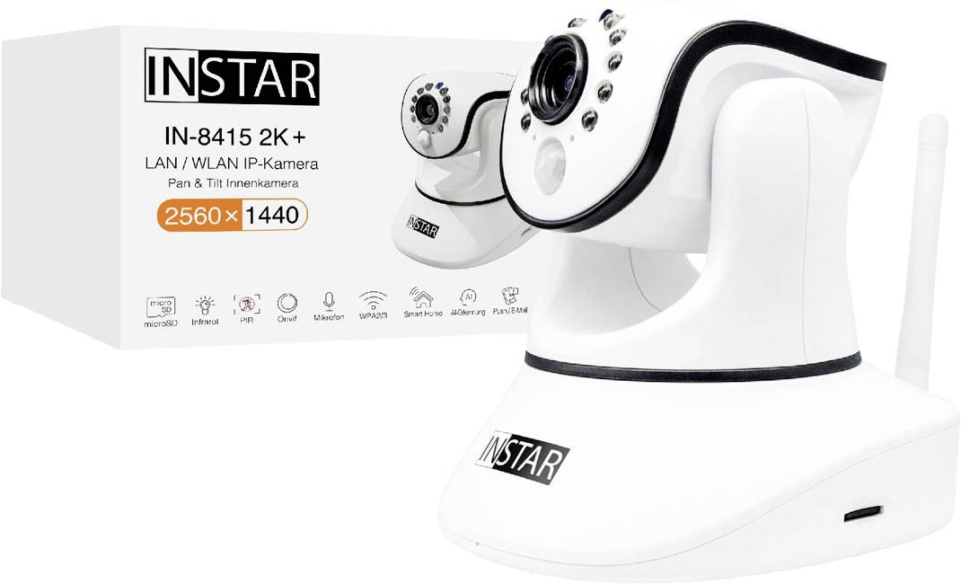INSTAR IN-8415 2K+ POE/WLAN ws 14084 IP Bewakingscamera WiFi 2560 x 1440 Pixel