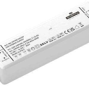 Dehner Elektronik SPF 60-12VSP LED-transformator, LED-driver Constante spanning 60 W 5 A 12 V Geschikt voor meubels, Ove Dehner Elektronik SPF 60-12VSP LED-transformator, LED-driver Constante spanning 60 W 5 A 12 V Geschikt voor meubels, Ove