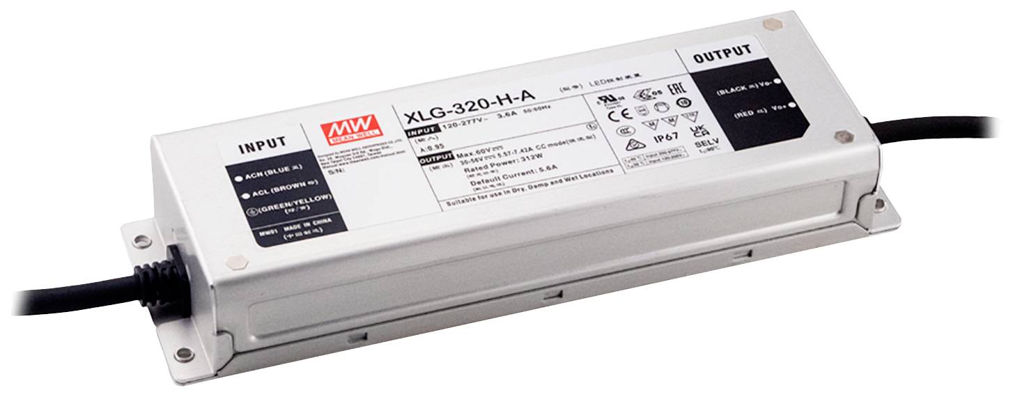 MEAN WELL LED-driver 312.00 W Dimbaar 1 stuk(s)
