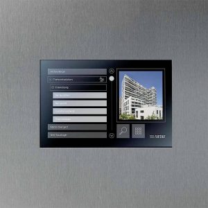 Siedle STE 10-0 Afdekking voor, Camera voor, Infoveld voor Deurintercom Zilver Siedle STE 10-0 Afdekking voor, Camera voor, Infoveld voor Deurintercom Zilver