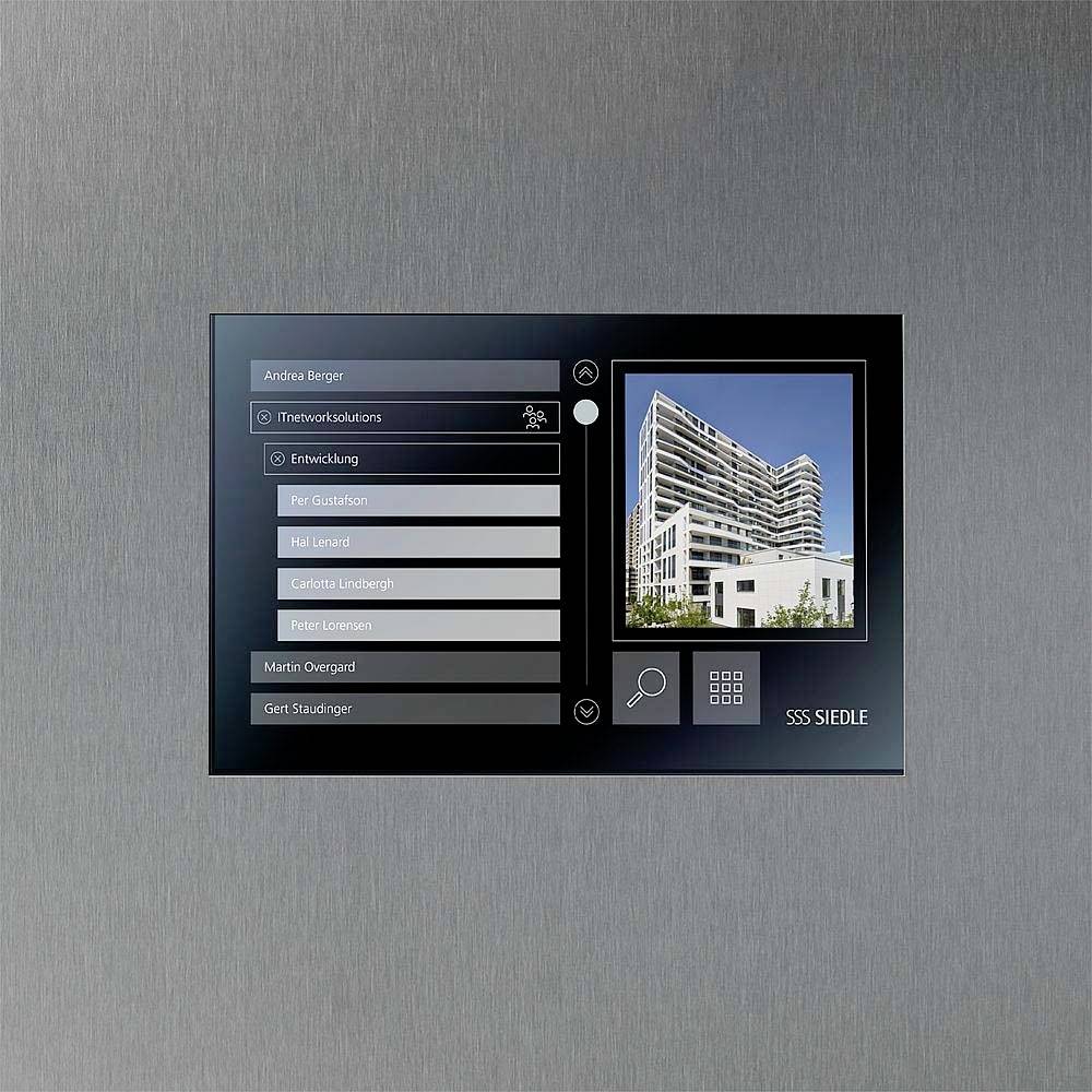 Siedle STE 10-0 Afdekking voor, Camera voor, Infoveld voor Deurintercom Zilver