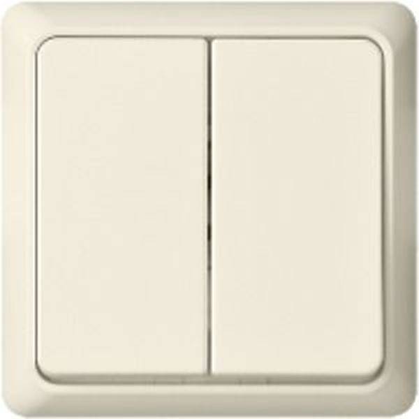 ELSO dubbele knop 506190 42V/1A UP RENOVATIE parelwit 1 stuk(s)