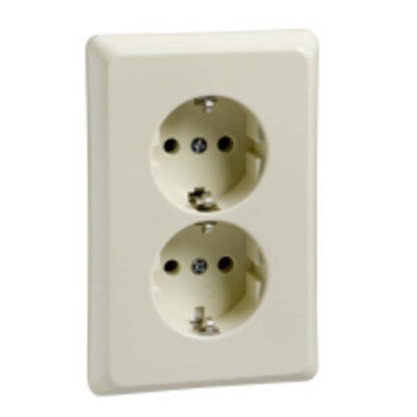 ELSO stopcontact 515410 2-voudig 16A RENOVATIE parelwit 1 stuk(s)