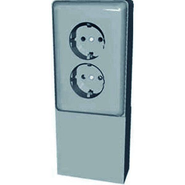 ELSO stopcontact 515504 2-voudig 16A RENOVATIE zuiver wit 1 stuk(s)