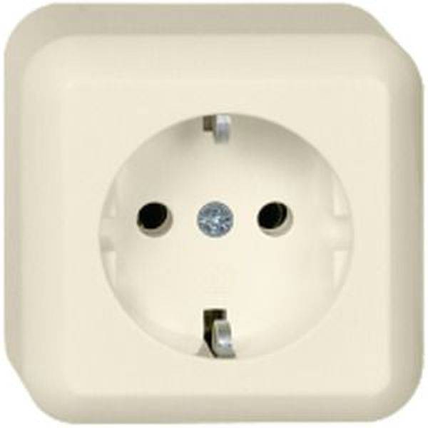 ELSO AP-contactdoos 385000 16A CONTURA parelwit Crème 1 stuk(s)