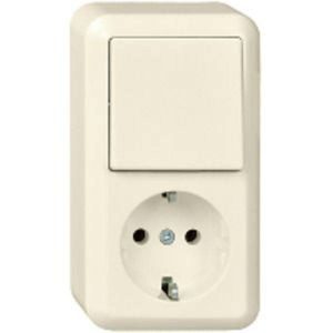 ELSO AP-combinatie 388600 10/16A CONTURA parelwit Crème 1 stuk(s) ELSO AP-combinatie 388600 10/16A CONTURA parelwit Crème 1 stuk(s)