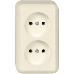 ELSO stopcontact ELG395900 2f. 16 A zonder SK CONTURA pw Crème 1 stuk(s) ELSO stopcontact ELG395900 2f. 16 A zonder SK CONTURA pw Crème 1 stuk(s)