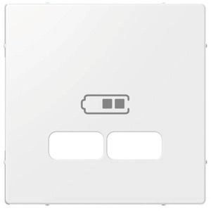 ELSO centrale plaat ELG363204 voor USB-laadstation- zuiver wit 1 stuk(s) ELSO centrale plaat ELG363204 voor USB-laadstation- zuiver wit 1 stuk(s)