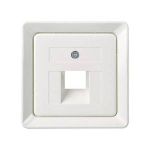 ELSO centrale plaat 503654 voor 1xRJ45 zuiver wit 1 stuk(s) ELSO centrale plaat 503654 voor 1xRJ45 zuiver wit 1 stuk(s)