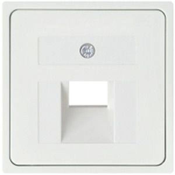 ELSO centrale plaat 366414 voor 2xRJ45 zonder JOY zuiver wit 1 stuk(s)