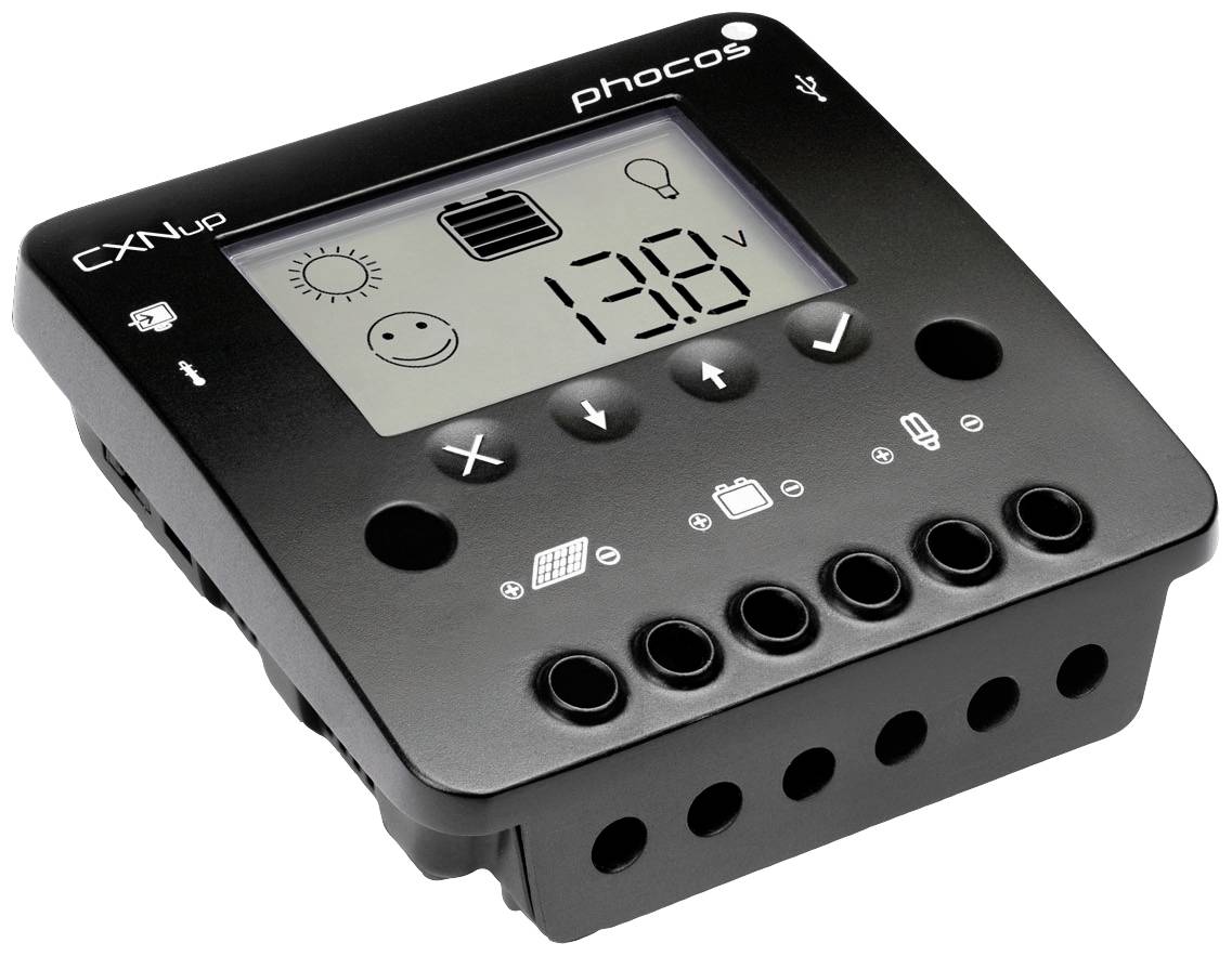 Phocos CXNup 10 Laadregelaar voor zonne-energie PWM 12 V, 24 V 10 A