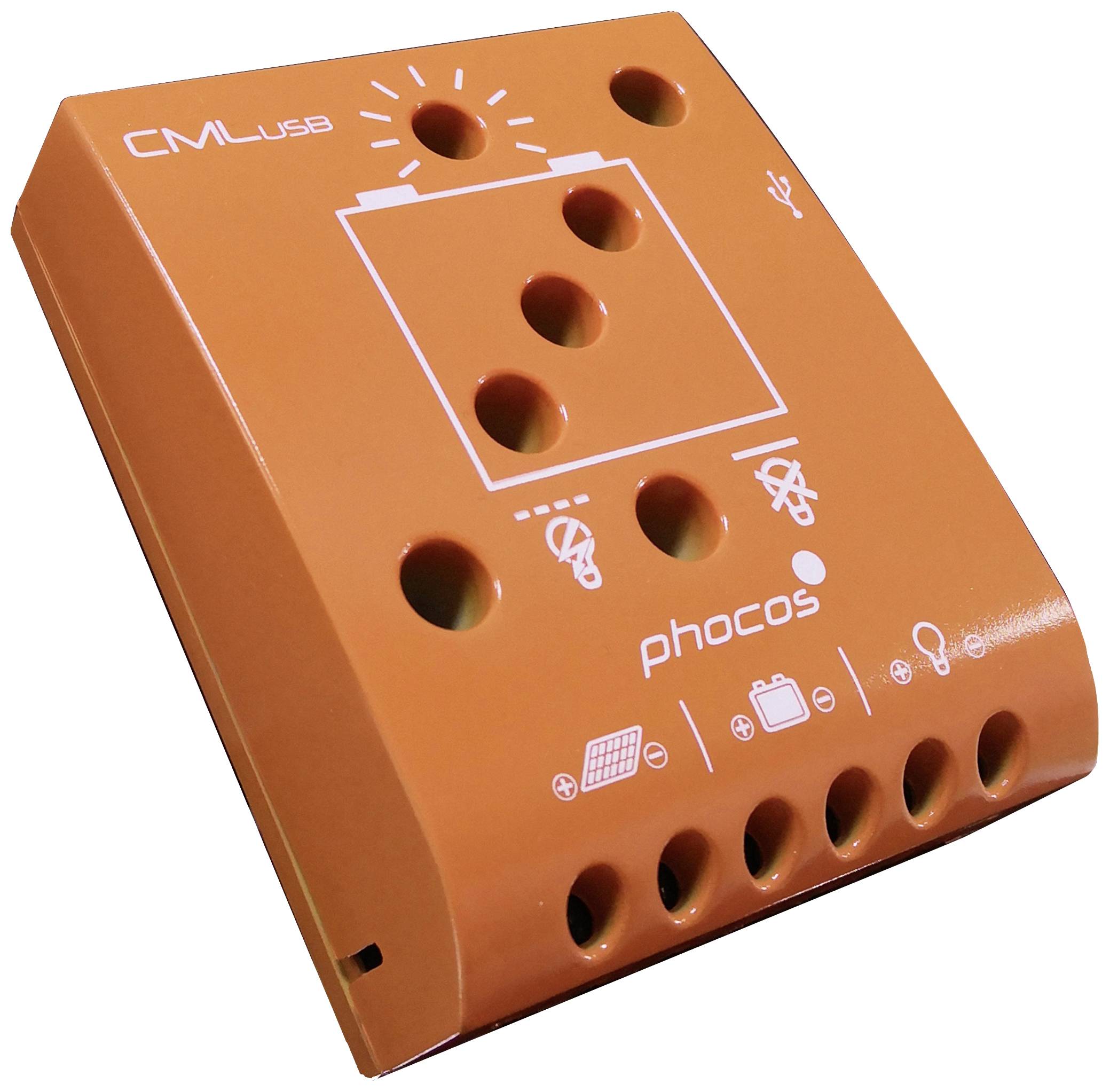 Phocos CML-USB-20 Laadregelaar voor zonne-energie PWM 12 V, 24 V