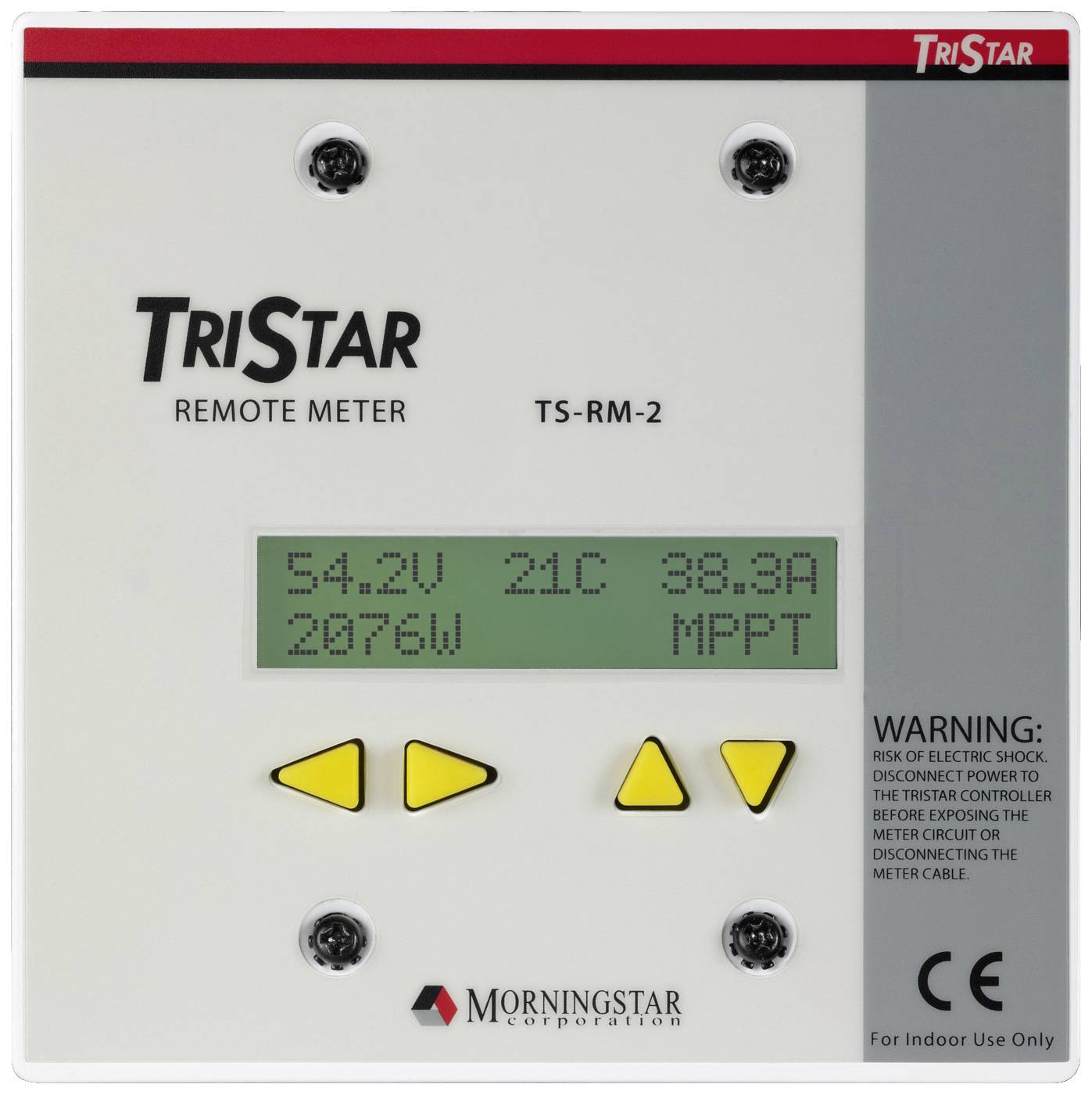Morningstar TS-RM-2 Scherm