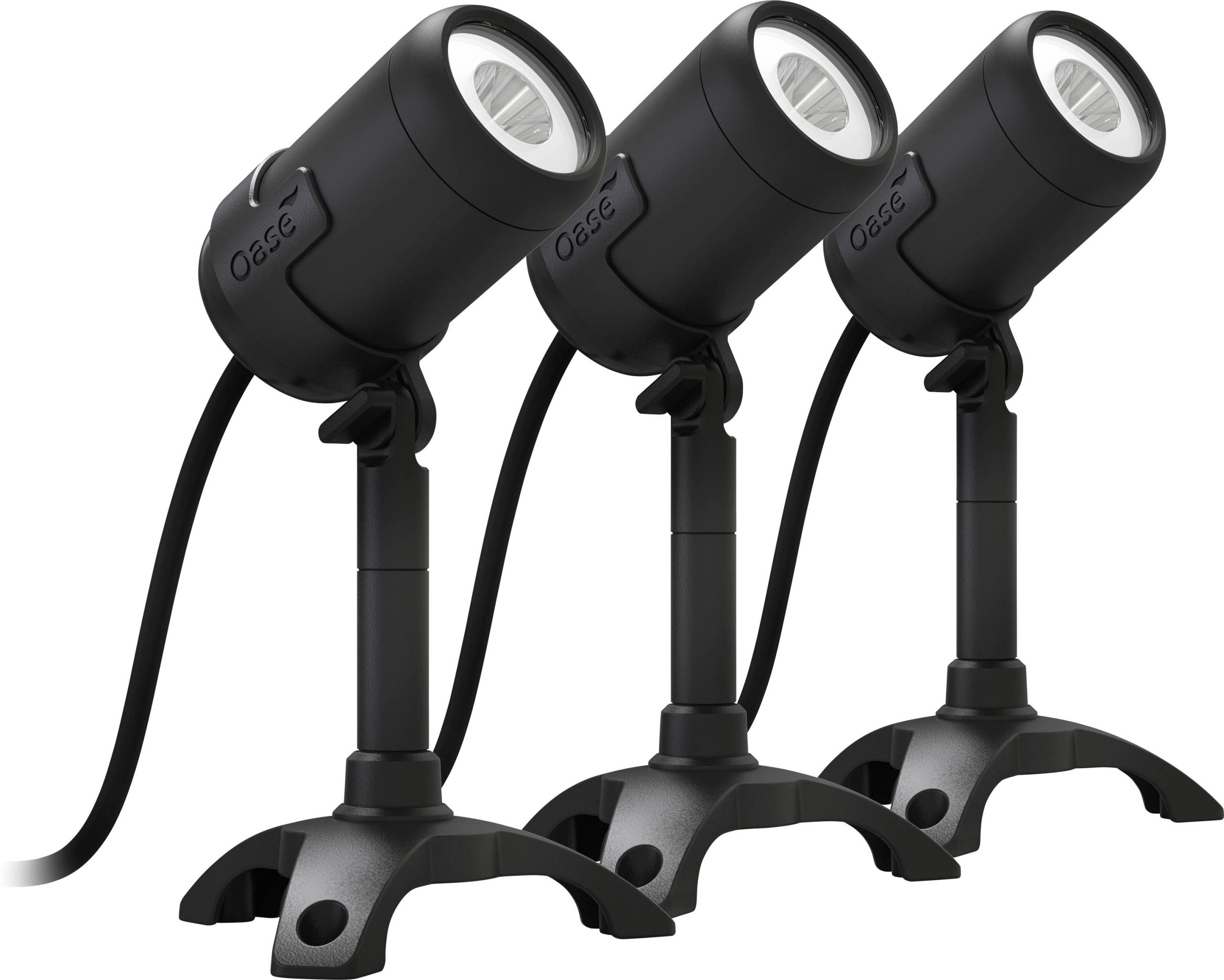 Oase 87501 Vijverbelichting Set van 3 stuks Energielabel: G (A - G) LED 4 W Zwart