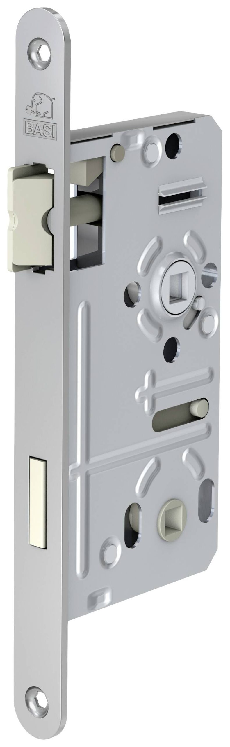 Basi 9350-5530 Insteekkamerdeurslot Zilver