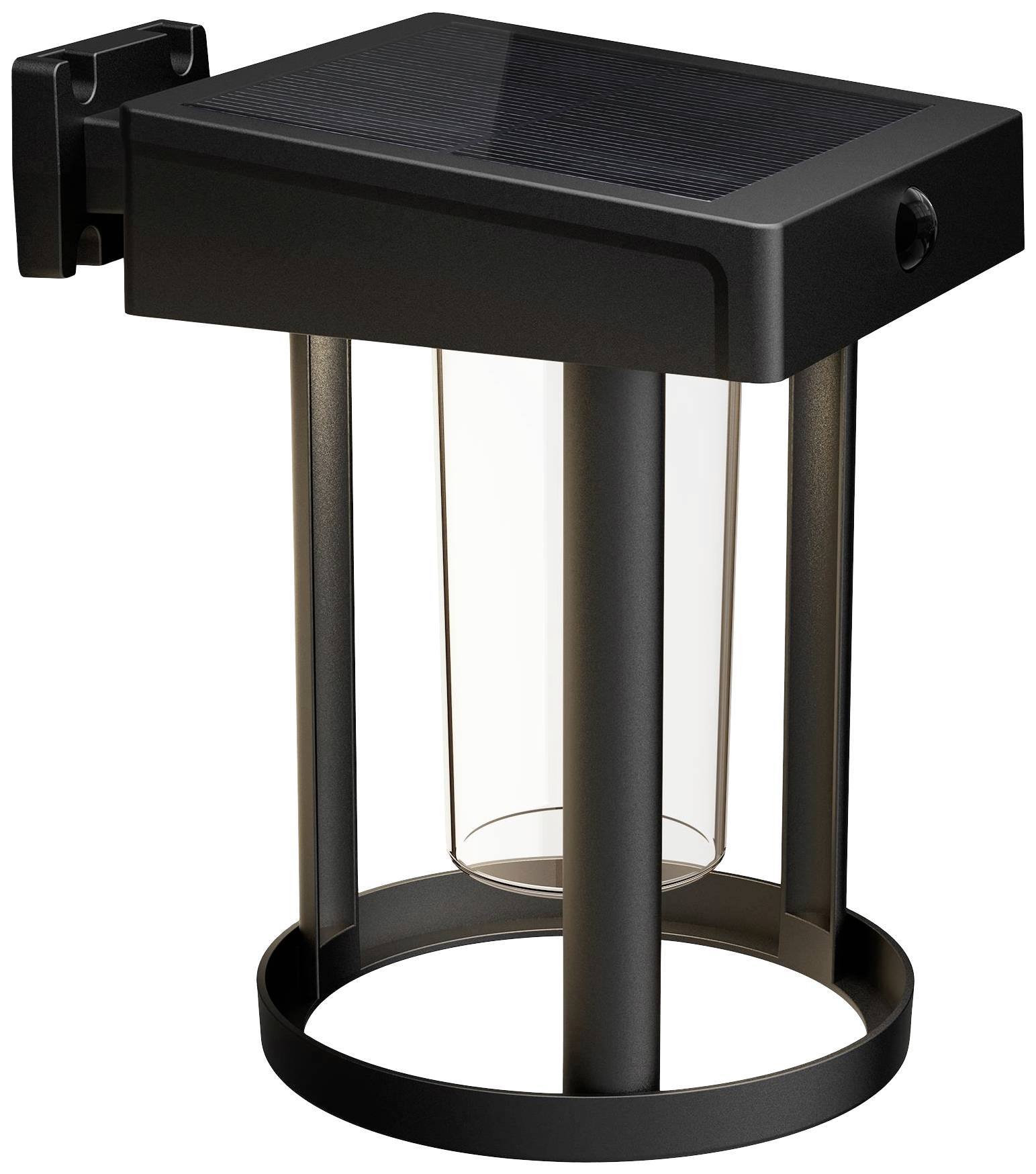 Philips LED Camill 8720169263932 Wandlamp op zonne-energie met bewegingsmelder LED 1.4 W Zwart