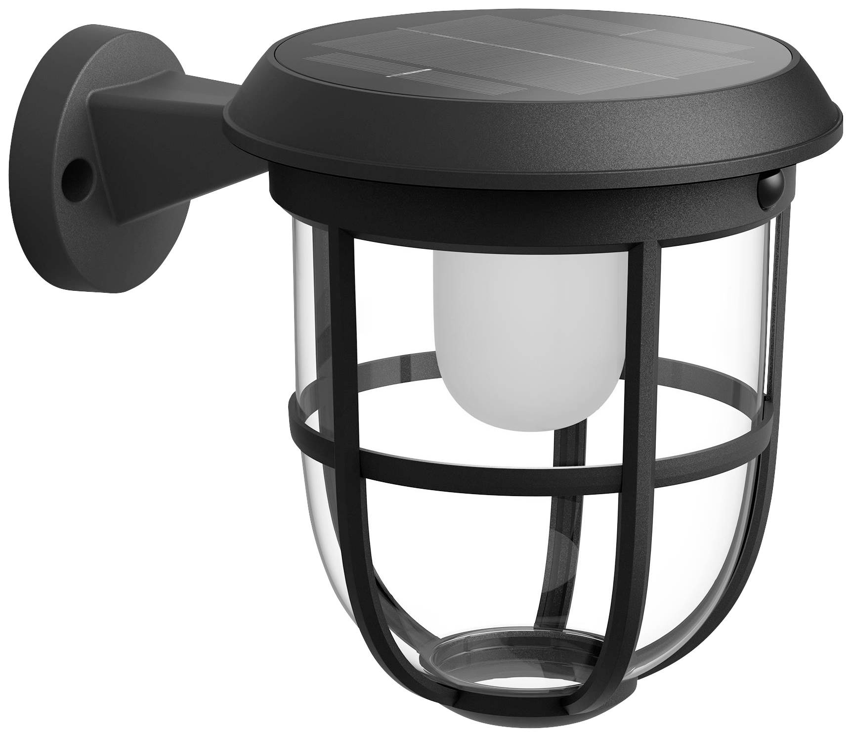 Philips LED Radii 8720169267176 Wandlamp op zonne-energie met bewegingsmelder LED 1.3 W Zwart