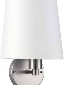 Brumberg 58172150 58172150 LED-wandlamp E27 60 W Nikkel Brumberg 58172150 58172150 LED-wandlamp E27 60 W Nikkel