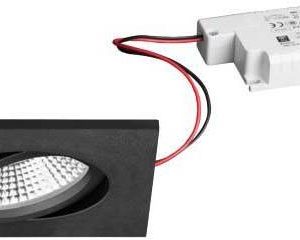 Brumberg 39488183 39488183 LED-inbouwlamp LED 7 W Zwart