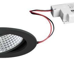 Brumberg 39395083 39395083 LED-inbouwlamp LED 12 W Zwart Brumberg 39395083 39395083 LED-inbouwlamp LED 12 W Zwart