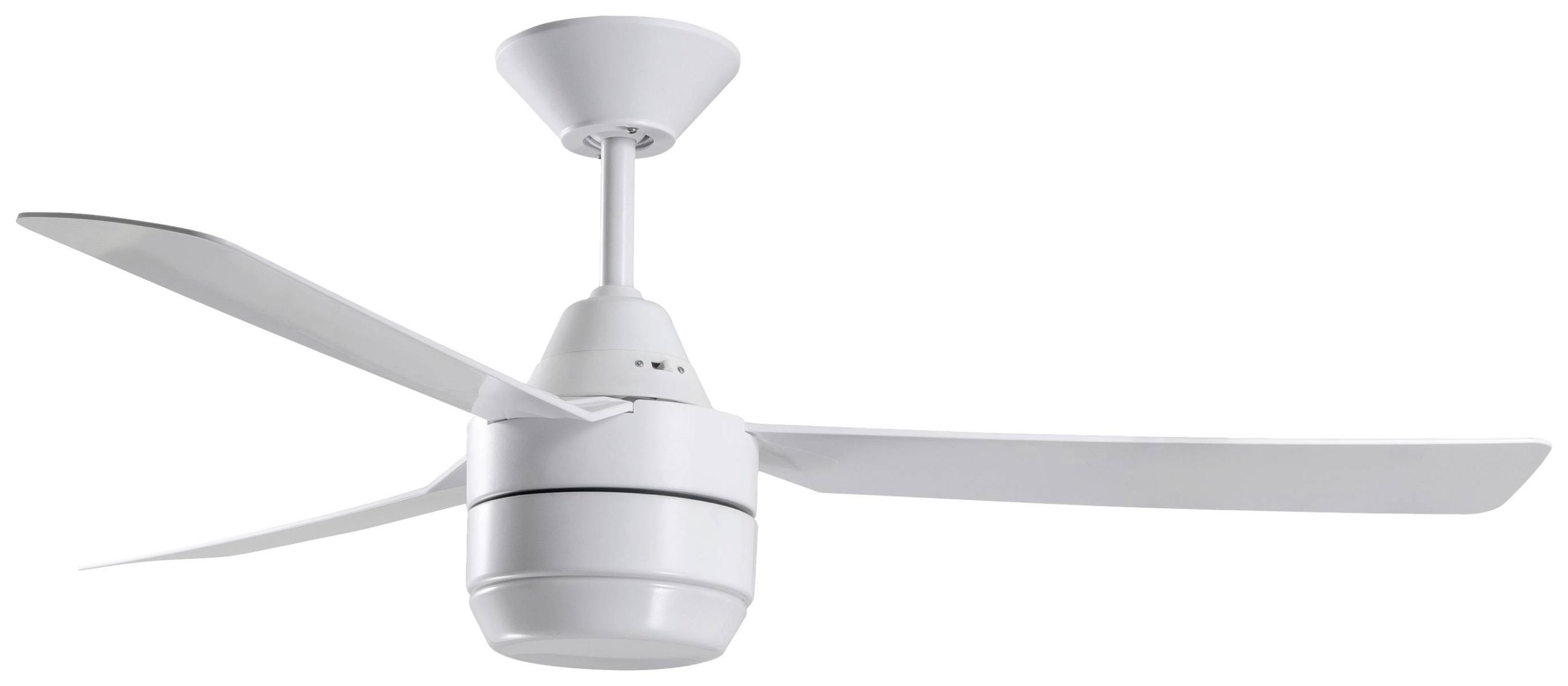 Bayside Calypso LED Plafondventilator 45 W (Ø x h) 122 cm x 40 cm Wit Met afstandsbediening, Met lamparmatuur