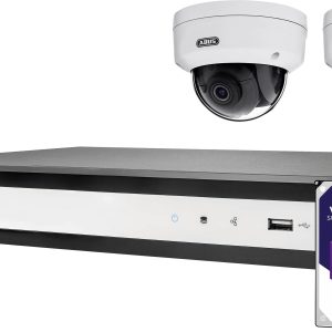 ABUS Performance Line 4-Kanal PoE Set TVVR36422D IP-Bewakingscameraset LAN 4-kanaals Met 2 camera’s 1920 x 1080 Pixel ABUS Performance Line 4-Kanal PoE Set TVVR36422D IP-Bewakingscameraset LAN 4-kanaals Met 2 camera’s 1920 x 1080 Pixel
