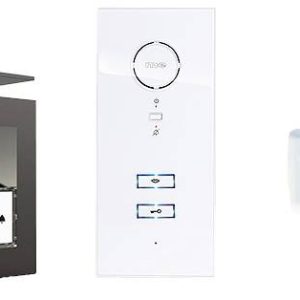 m-e modern-electronics ADV-10101 AW Complete set voor Deurintercom Kabelgebonden Antraciet, Wit m-e modern-electronics ADV-10101 AW Complete set voor Deurintercom Kabelgebonden Antraciet, Wit