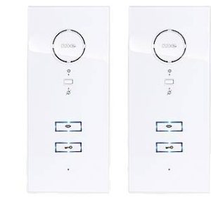 m-e modern-electronics ADV-10201 AW Complete set voor Deurintercom Kabelgebonden Antraciet, Wit m-e modern-electronics ADV-10201 AW Complete set voor Deurintercom Kabelgebonden Antraciet, Wit