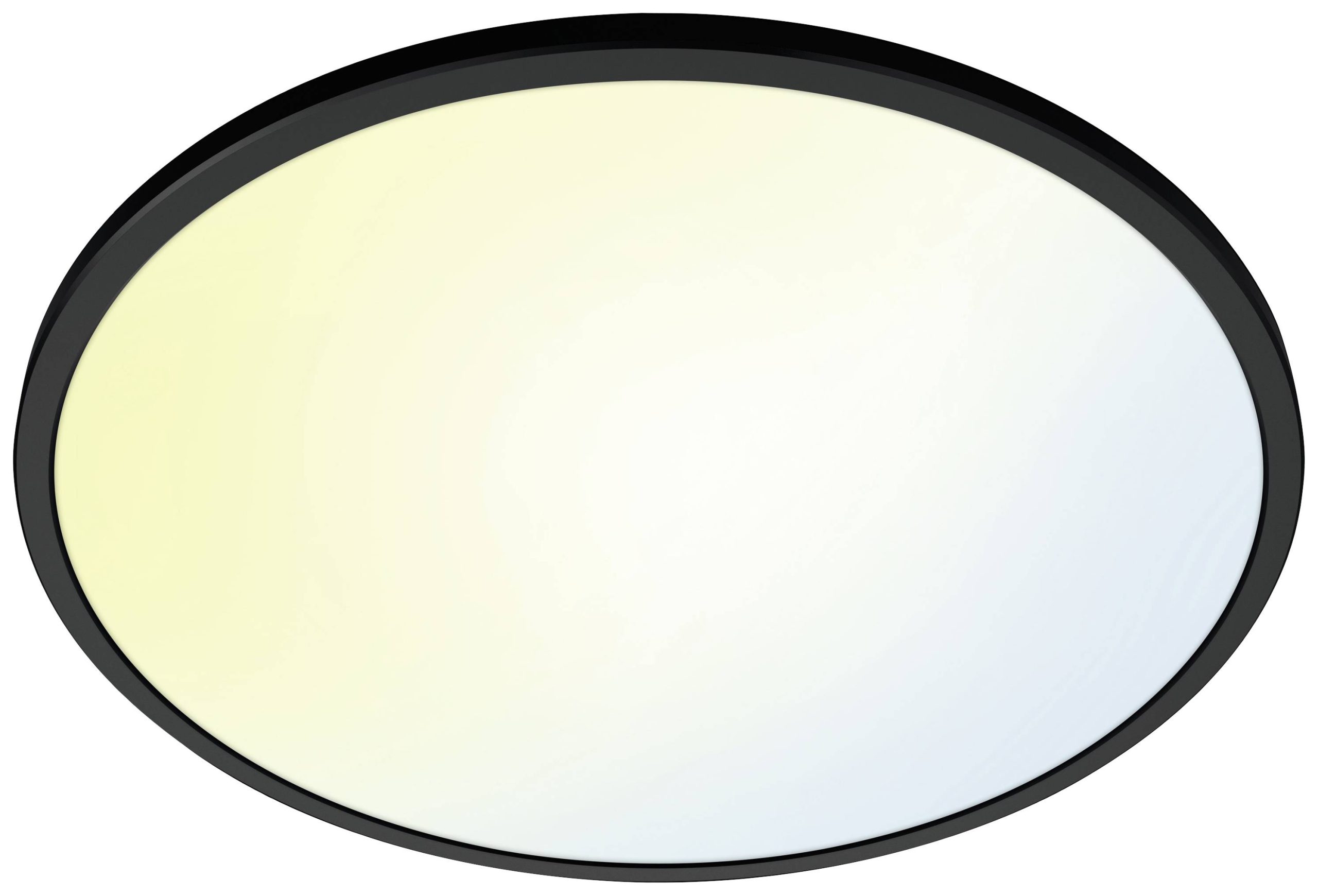 WiZ 8719514554955 SuperSlim WiZ Ceiling 22W B RD 27-65K TW LED-plafondlamp 22 W Zwart
