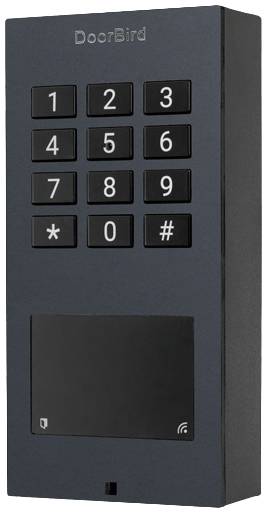DoorBird 423872226 Codetoetsenbord met RFID Opbouw (op muur) IP65 Met verlicht toetsenbord