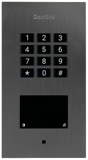 DoorBird 423872233 Codetoetsenbord met RFID Inbouw (in muur) IP65 Met verlicht toetsenbord