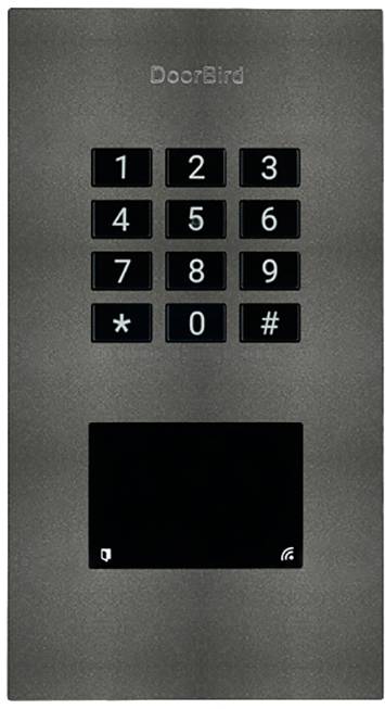 DoorBird 423872240 Codetoetsenbord met RFID Inbouw (in muur) IP65 Met verlicht toetsenbord