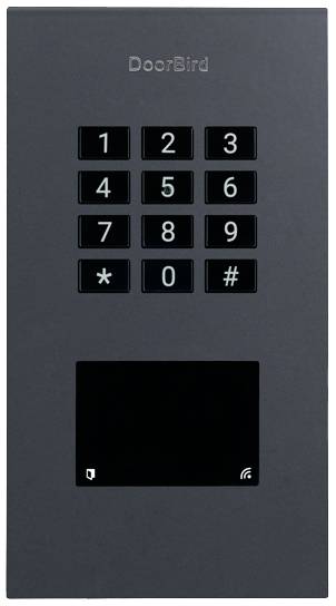 DoorBird 423872257 Codetoetsenbord met RFID Inbouw (in muur) IP65 Met verlicht toetsenbord