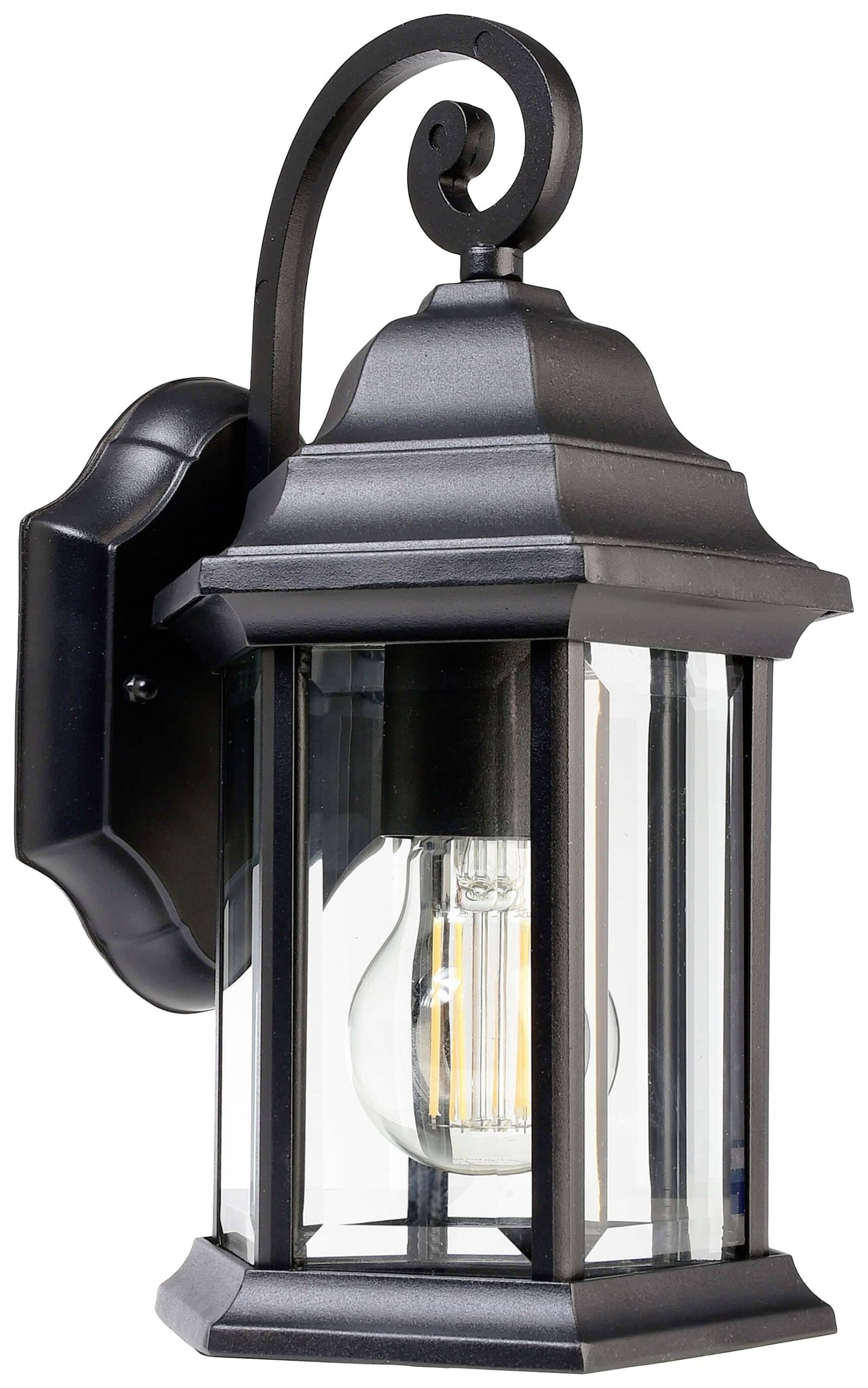 Deko Light Saiph 341244 Wandlamp E27 Zwart, Doorschijnend