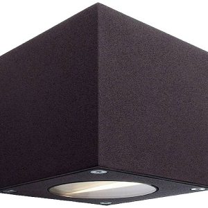 Deko Light Cubodo A 730328 LED-wandlamp 5 W LED Zwart Deko Light Cubodo A 730328 LED-wandlamp 5 W LED Zwart