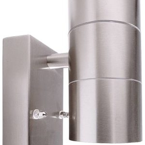 Deko Light Zilly Up & Down Motion 731007 Wandlamp met bewegingsmelder GU10 RVS