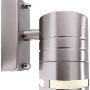 Deko Light Zilly II Down 731008 Wandlamp GU10 RVS Deko Light Zilly II Down 731008 Wandlamp GU10 RVS