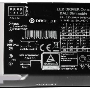 Deko Light BASIC, DIM, Multi CC, IE-12D LED-driver Constante stroomsterkte 12 W 500 mA 15 – 52 V 1 stuk(s) Deko Light BASIC, DIM, Multi CC, IE-12D LED-driver Constante stroomsterkte 12 W 500 mA 15 – 52 V 1 stuk(s)