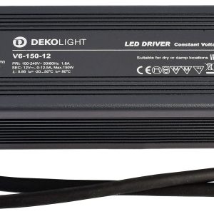 Deko Light IP, CV, V6-150-12 LED-driver Constante spanning 150 W 0 mA – 12.5 A 12 V 1 stuk(s) Deko Light IP, CV, V6-150-12 LED-driver Constante spanning 150 W 0 mA – 12.5 A 12 V 1 stuk(s)