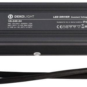 Deko Light IP, CV, V6-240-24 LED-driver 240 W 0 mA – 10 A 24 V 1 stuk(s) Deko Light IP, CV, V6-240-24 LED-driver 240 W 0 mA – 10 A 24 V 1 stuk(s)