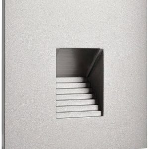 Deko Light Abdeckung eckig grau Stufe für Alwaid 930486 Afdekking Grijs