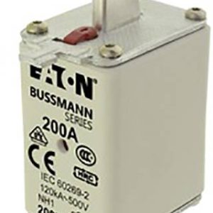 Eaton 200NHG1B NH-zekering Met mechanische beveiligingsweergave Afmeting zekering : 1 200 A 500 V 3 stuk(s) Eaton 200NHG1B NH-zekering Met mechanische beveiligingsweergave Afmeting zekering : 1 200 A 500 V 3 stuk(s)