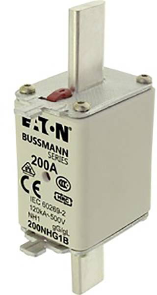 Eaton 200NHG1B NH-zekering Met mechanische beveiligingsweergave Afmeting zekering : 1 200 A 500 V 3 stuk(s)