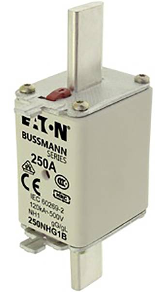 Eaton 250NHG1B NH-zekering Met mechanische beveiligingsweergave Afmeting zekering : 1 250 A 500 V 3 stuk(s)