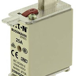 Eaton 25NHG000B NH-zekering Met mechanische beveiligingsweergave Afmeting zekering : 000 25 A 500 V 3 stuk(s) Eaton 25NHG000B NH-zekering Met mechanische beveiligingsweergave Afmeting zekering : 000 25 A 500 V 3 stuk(s)