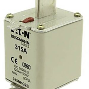 Eaton 315NHG2B NH-zekering Met mechanische beveiligingsweergave Afmeting zekering : 2 315 A 500 V 3 stuk(s) Eaton 315NHG2B NH-zekering Met mechanische beveiligingsweergave Afmeting zekering : 2 315 A 500 V 3 stuk(s)